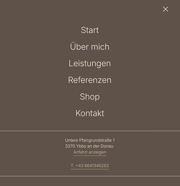 Mobile Offcanvas Menu Design